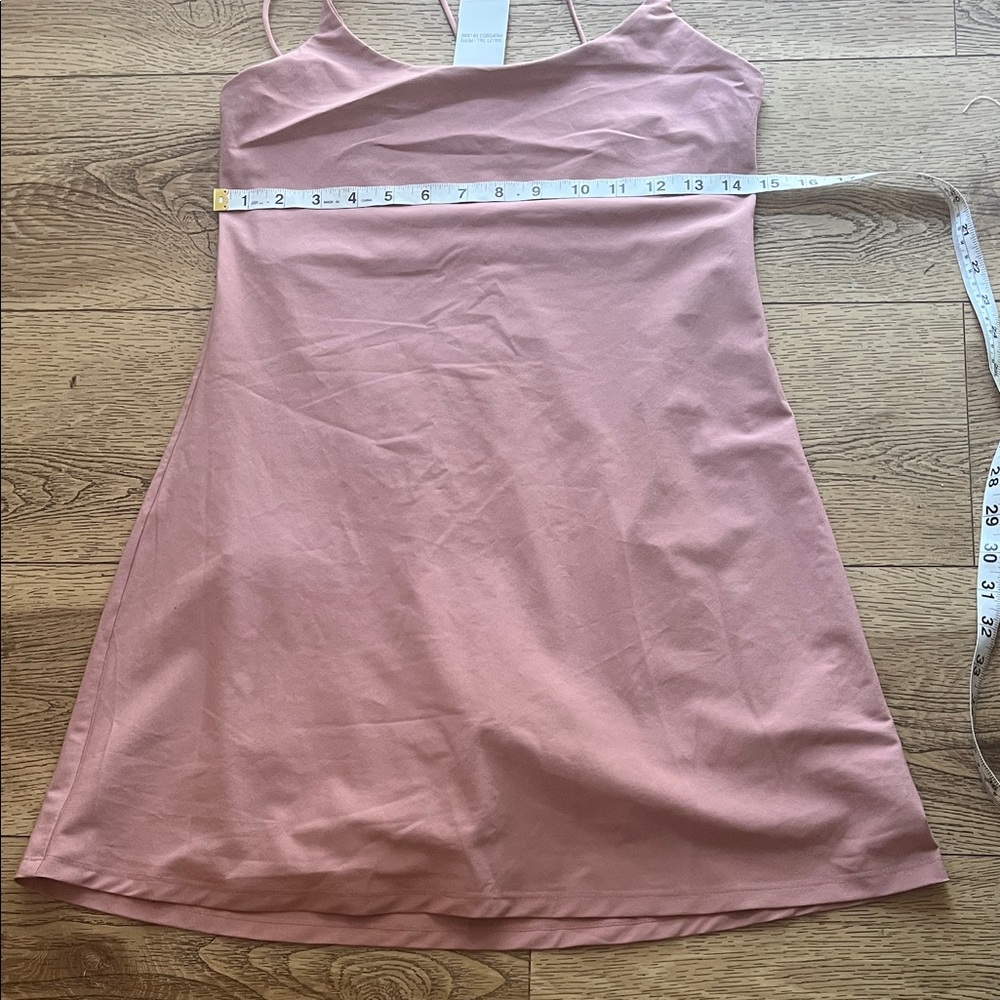 Abercrombie & Fitch Pink Mini Dress spaghetti strap shorts attached
